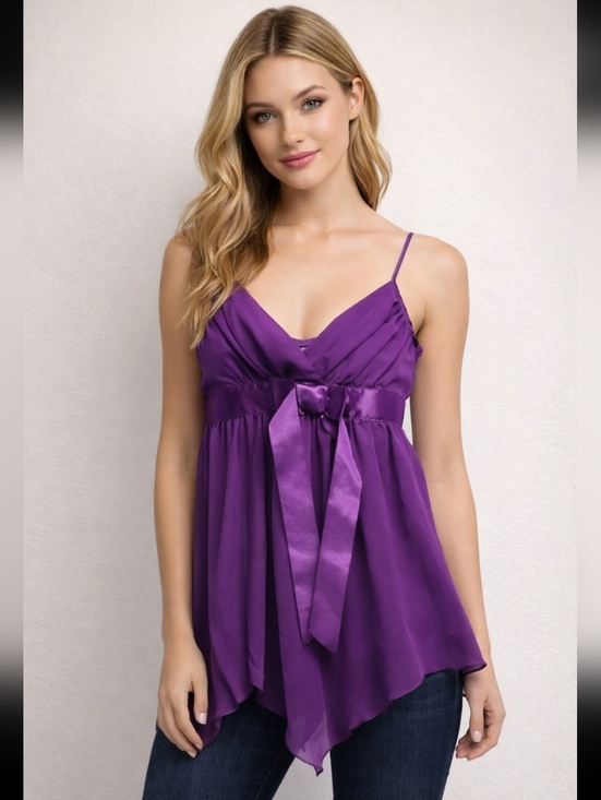 Frederick's of Hollywood Tops - Fredericks of Hollywood Babydoll Cami Top Size S Purple Fairy Romantic Coquette